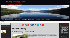 Desktop Screenshot of indianafishguide.com