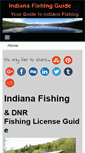 Mobile Screenshot of indianafishguide.com